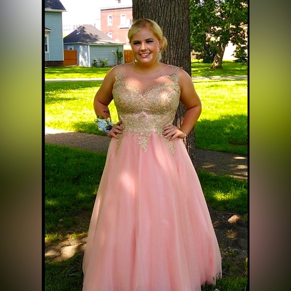 TTNY Pink Ball Gown Prom Dress - Picture 1 of 4